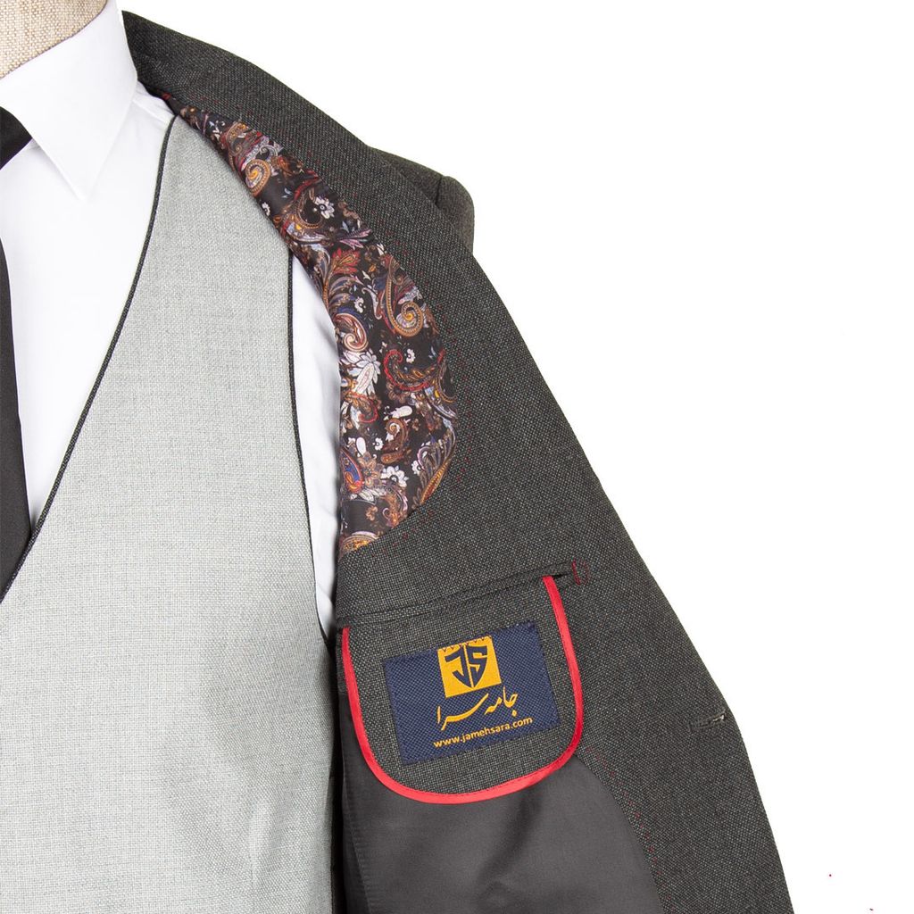 خرید انلاین کت و شلوار خاکستری ژیله دورو رکسوس 5 کد 1455