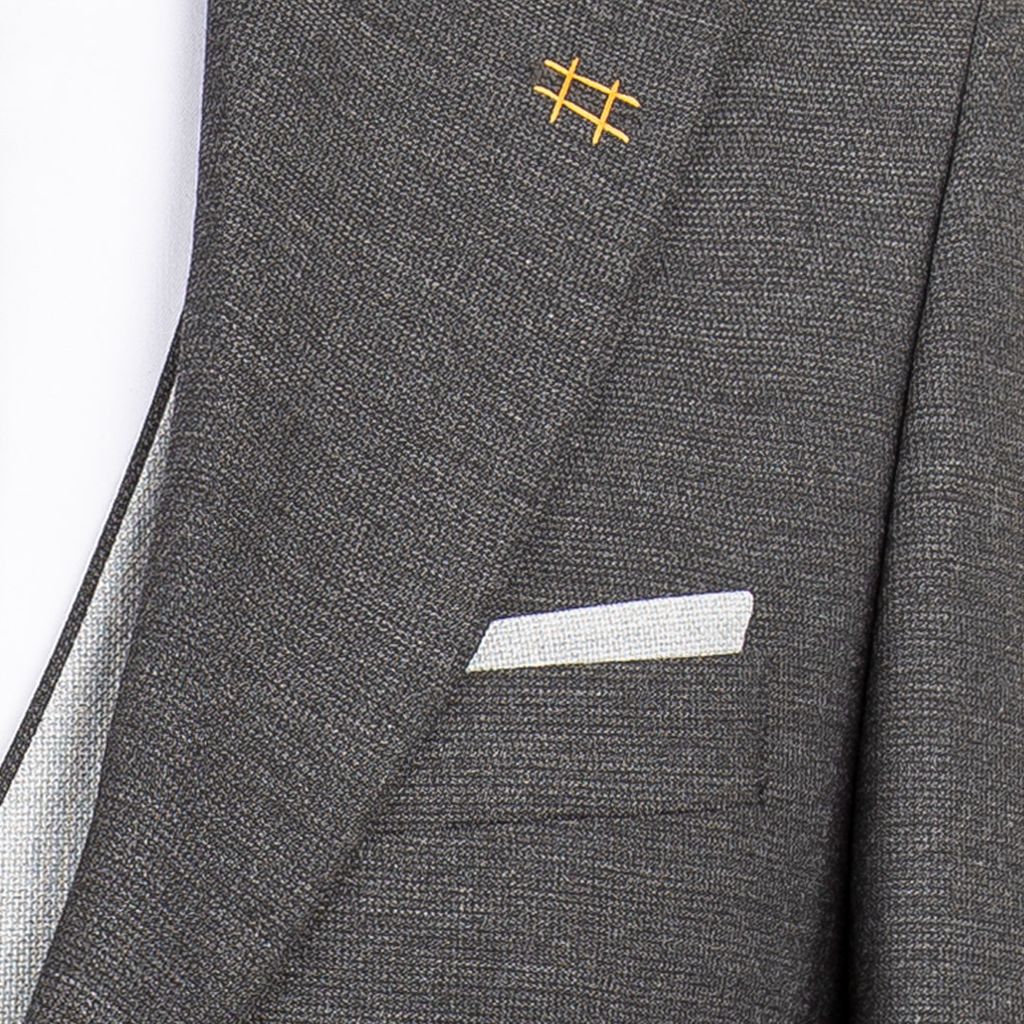 خرید اینترنتی کت و شلوار خاکستری ژیله دورو رکسوس 5 کد 1455