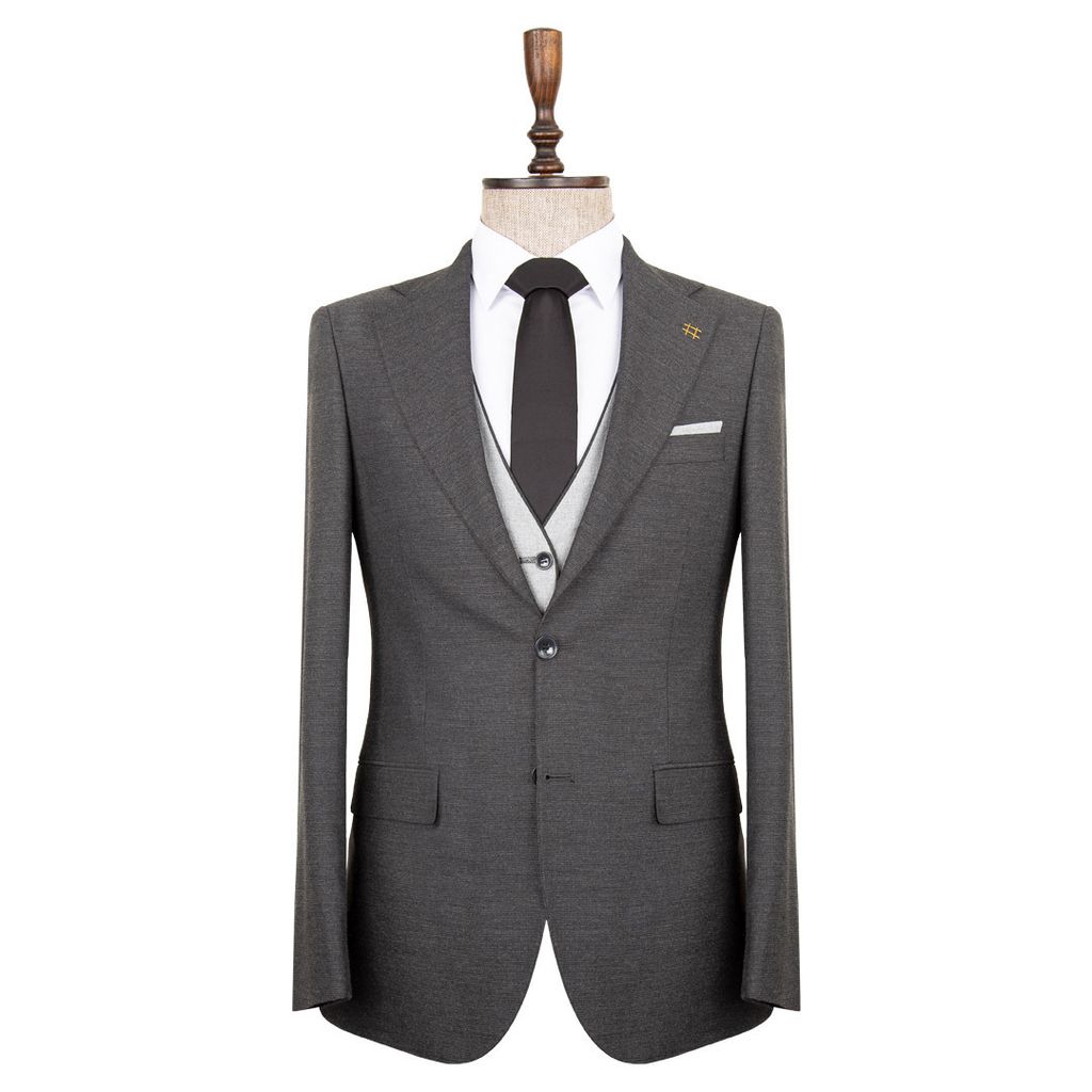 خرید آنلاین کت و شلوار خاکستری ژیله دورو رکسوس 5 کد 1455