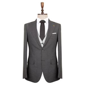 کت و شلوار خاکستری ژیله دورو رکسوس 5 کد 1455