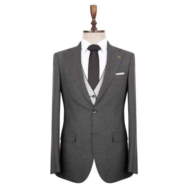 کت و شلوار خاکستری ژیله دورو رکسوس 5 کد 1455