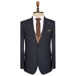 کت و شلوار سرمه ای ژیله دورو رکسوس 6 کد 1456