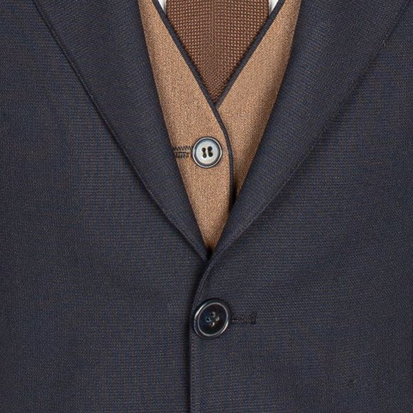 کت و شلوار سرمه ای ژیله دورو رکسوس 6 کد 1456