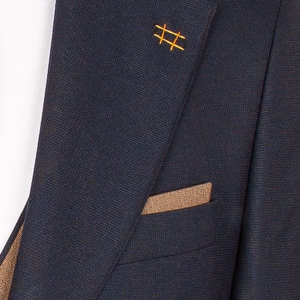 کت و شلوار سرمه ای ژیله دورو رکسوس 6 کد 1456