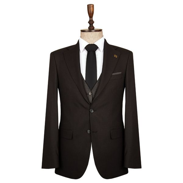 کت و شلوار مشکی ژیله دورو رکسوس 7 کد 1457