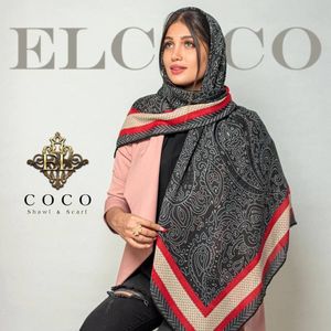 مشخصات روسری نخی پارچه زنبوری پاییزه ضخیم قواره 125 با ارسال رایگان