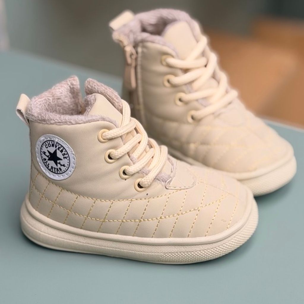 خرید اینترنتی قیمت کتونی بچگانه نیمساق شنل دوزی طرح الستار کد 4082201