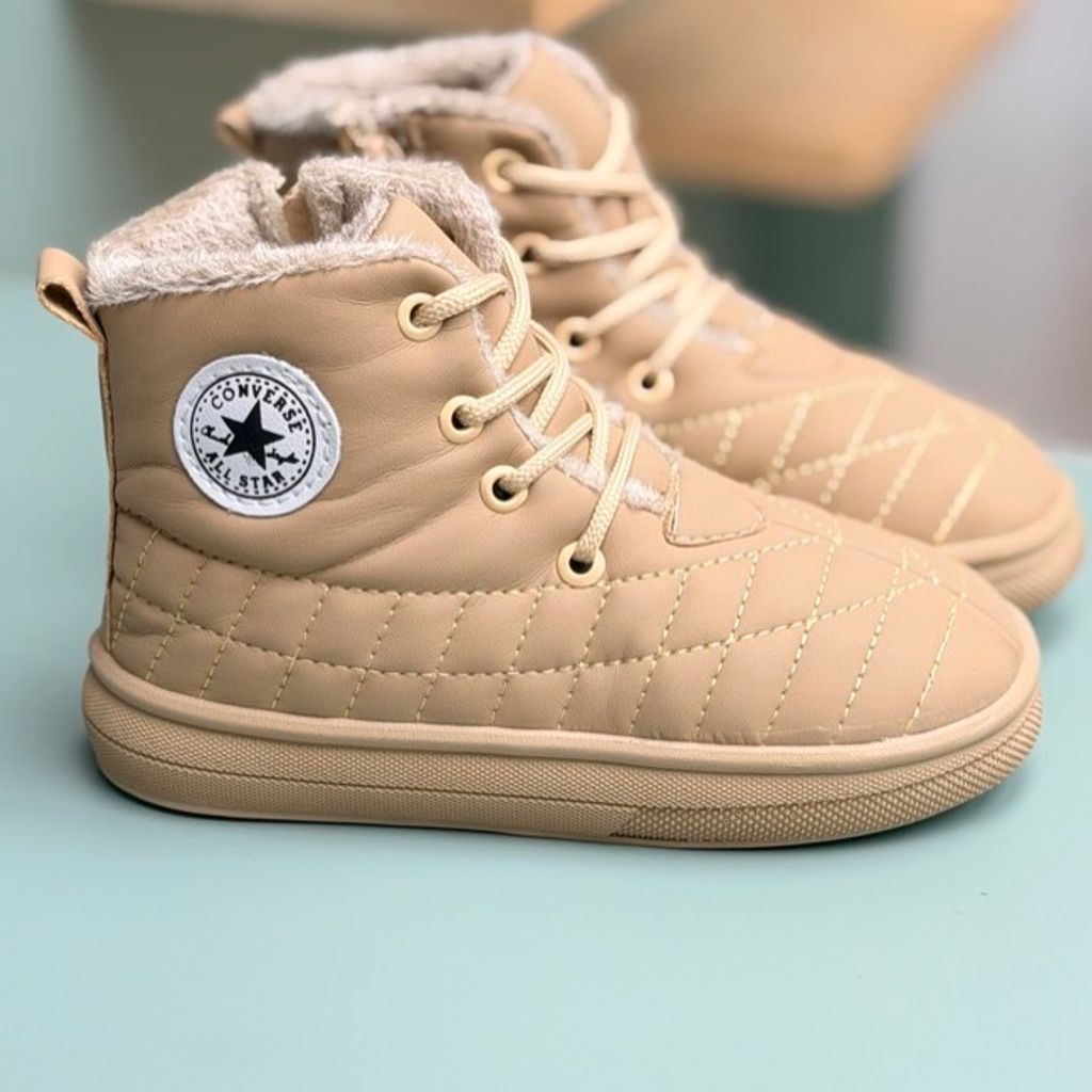 خرید اینترنتی قیمت کتونی بچگانه نیمساق شنل دوزی طرح الستار کد 4082201