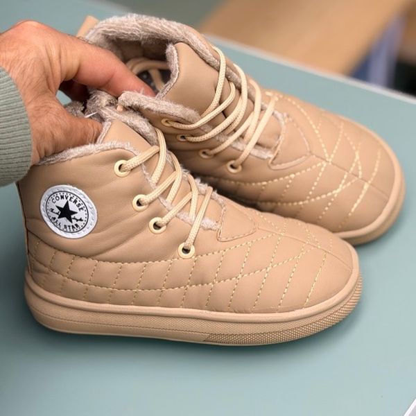 کتونی بچگانه نیمساق شنل دوزی طرح الستار کد 4082201