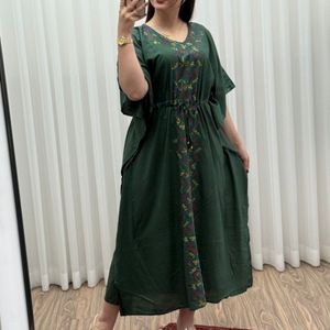 پانچو گلدوزی وارداتی نخ کیفیت عالی تن خوربی نظیر