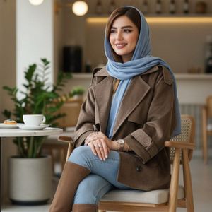 فروش اینترنتی کت زنانه و دخترانه طرح گیلاس