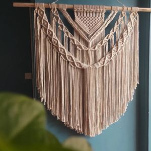 دیواراویز مکرومه دکوری طرح چکاوک