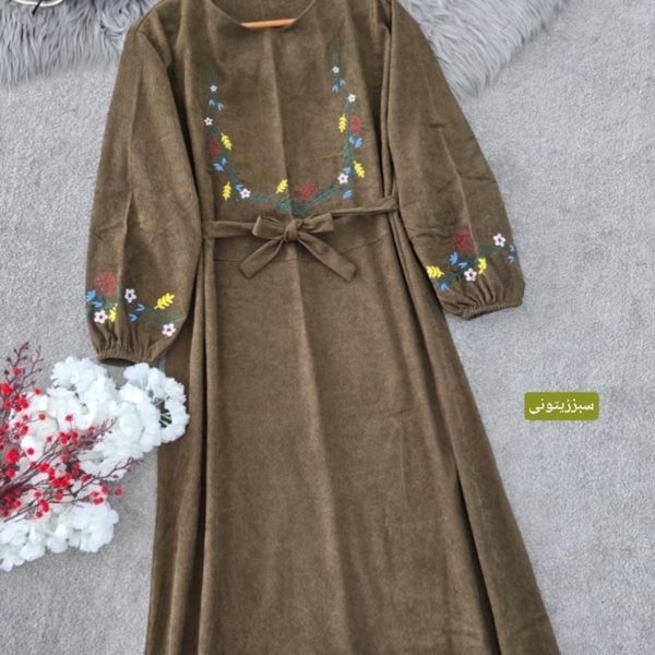 کفتان مخمل کبریتی ریز