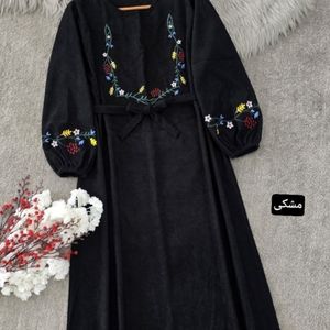 فروش اینترنتی کفتان مخمل کبریتی ریز