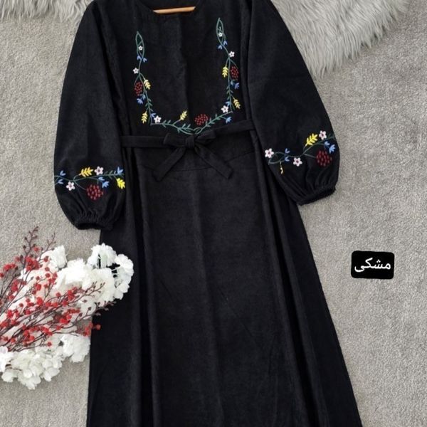 کفتان مخمل کبریتی ریز