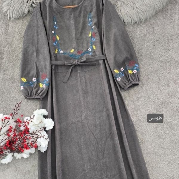 کفتان مخمل کبریتی ریز