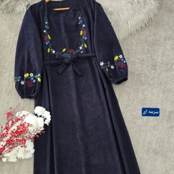 کفتان مخمل کبریتی ریز