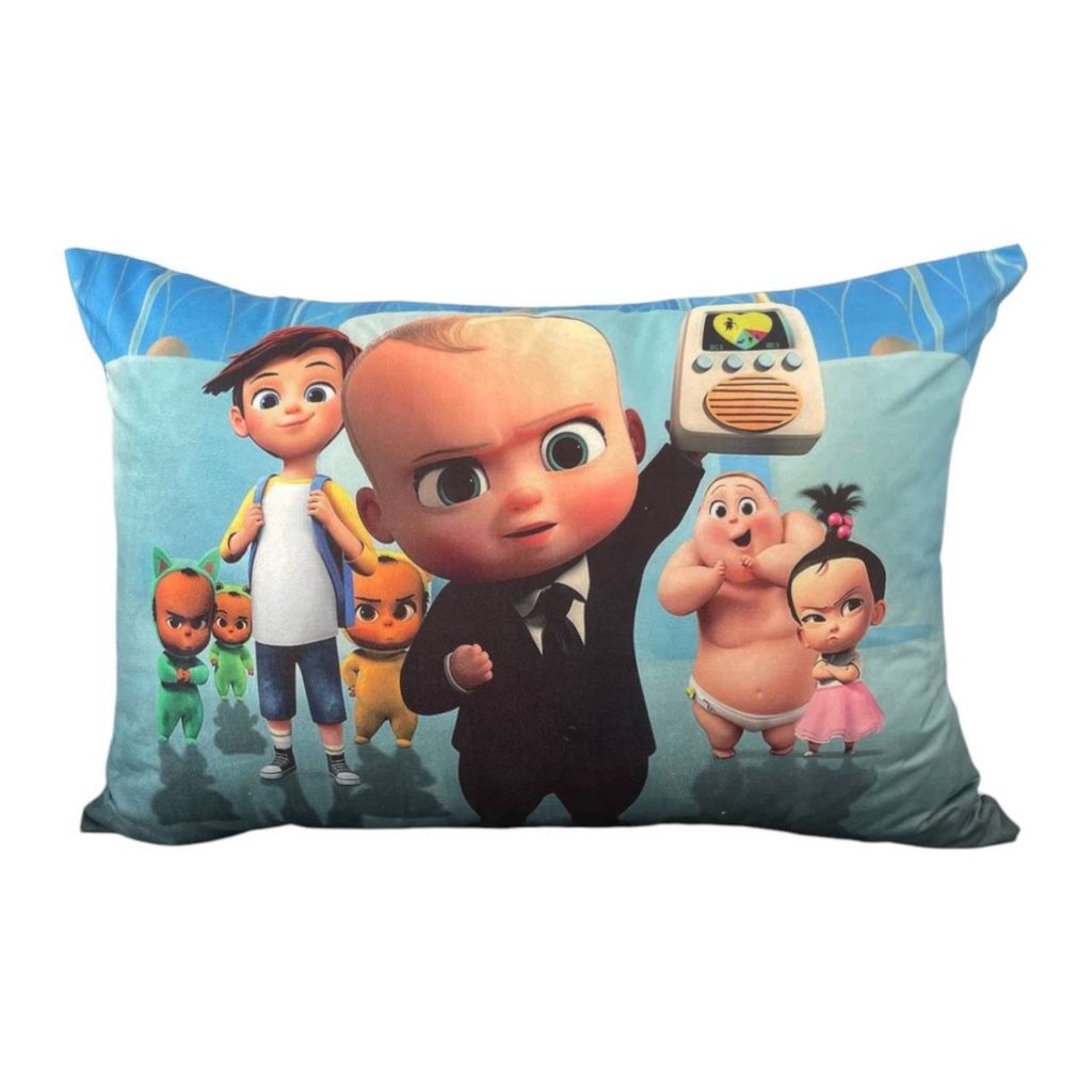 مشخصات روبالشتی کودک طرح بچه رییس سایز 50*70