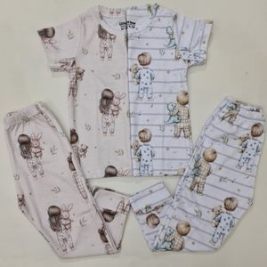 مشخصات ست تیشرت و شلوار دختر کوچولو مناسب 2 تا 15 سال کد 3512