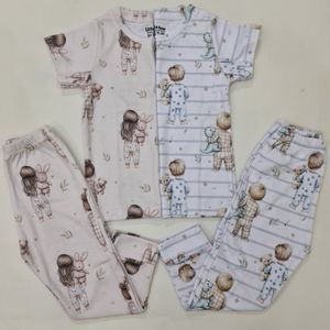 خرید اینترنتی ست تیشرت و شلوار پسر کوچولو مناسب 2 تا 15 سال کد 3513