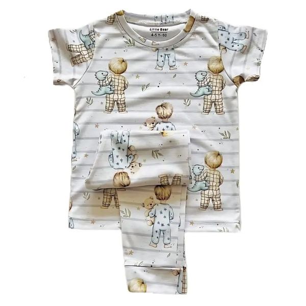 ست تیشرت و شلوار پسر کوچولو مناسب 2 تا 15 سال کد 3513