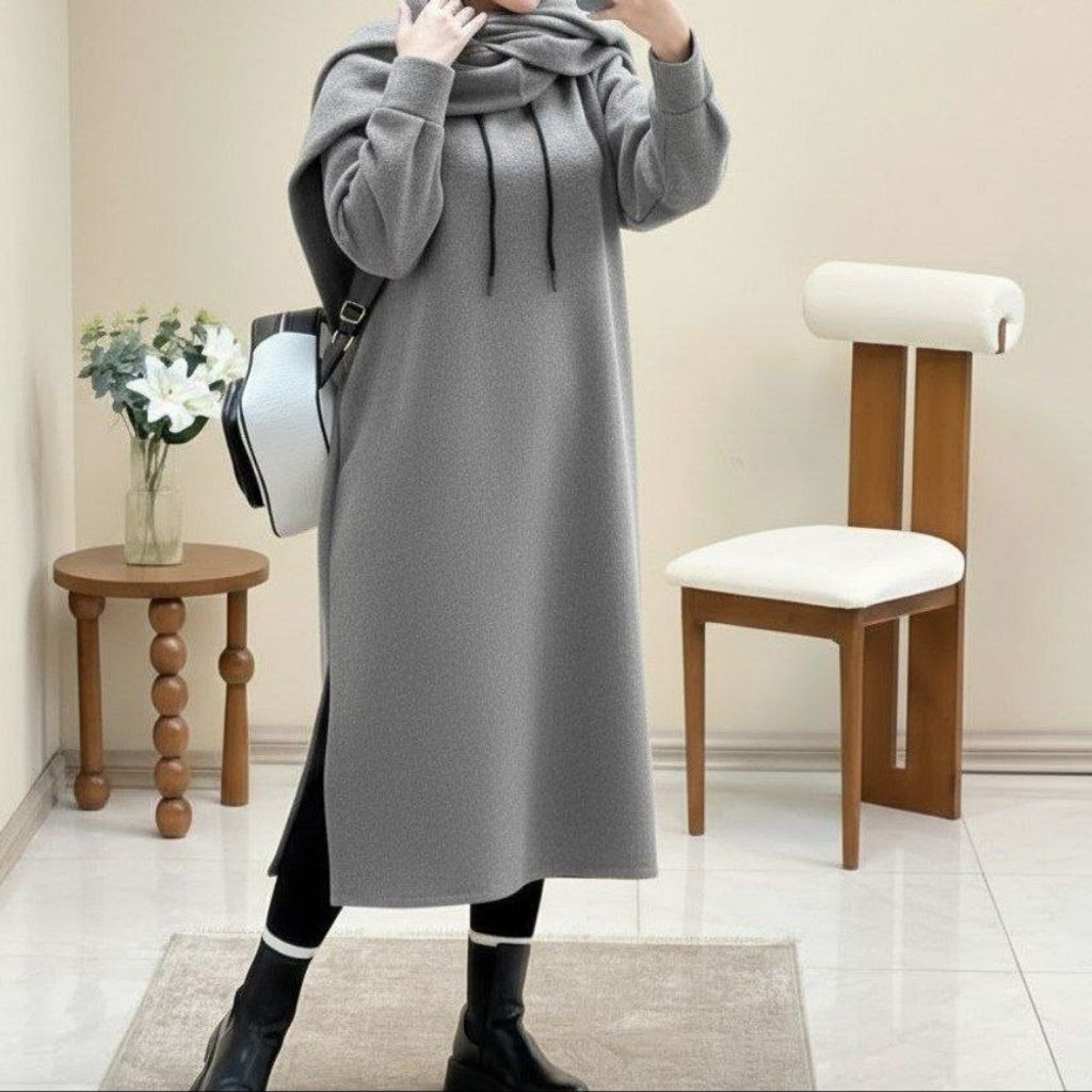 خرید اینترنتی هودی بلند مدل لندو نورا