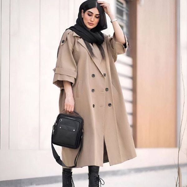 مانتو پاییزه طرح آنا