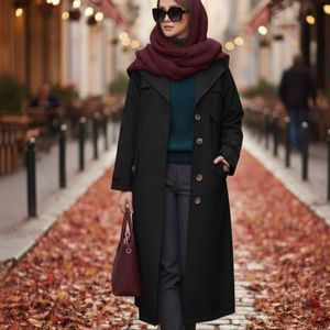 بارونی آستردار کاریسا رنگ مشکی