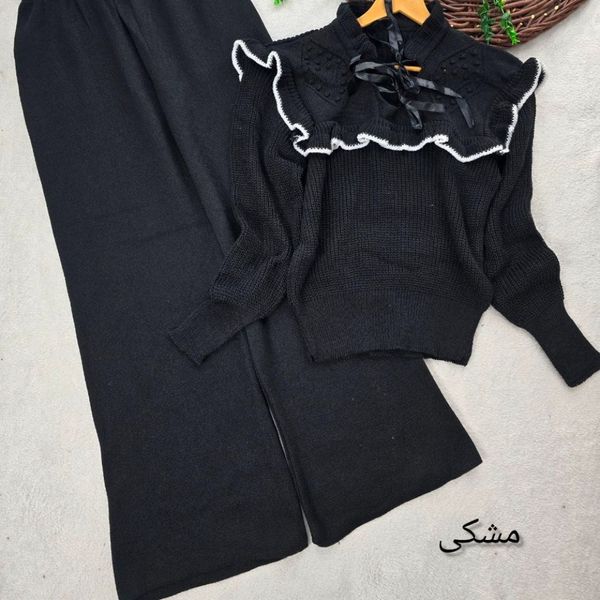 ست رز یقه ربان دار