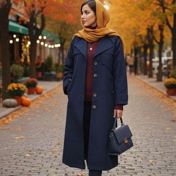 بارونی آستردار کاریسا جلو بسته