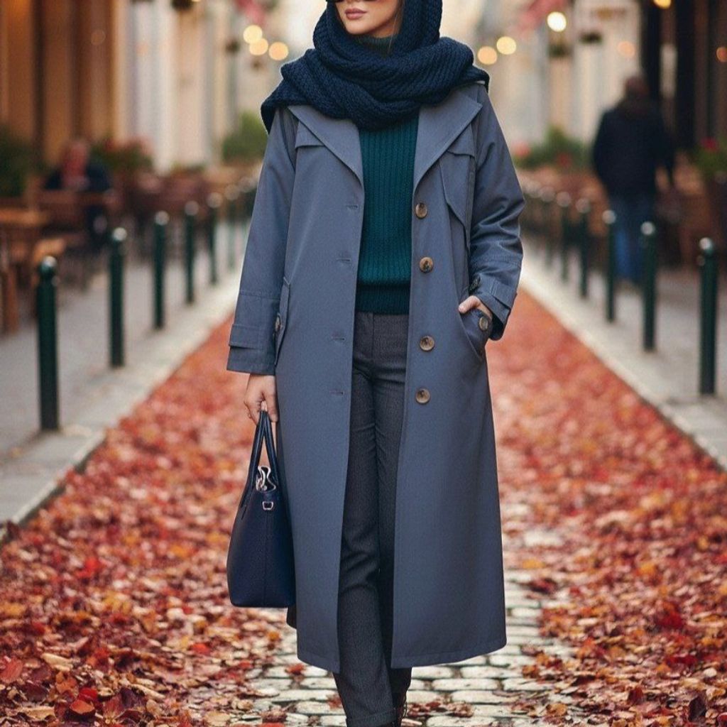 خرید انلاین بارونی آستردار کاریسا جلو بسته