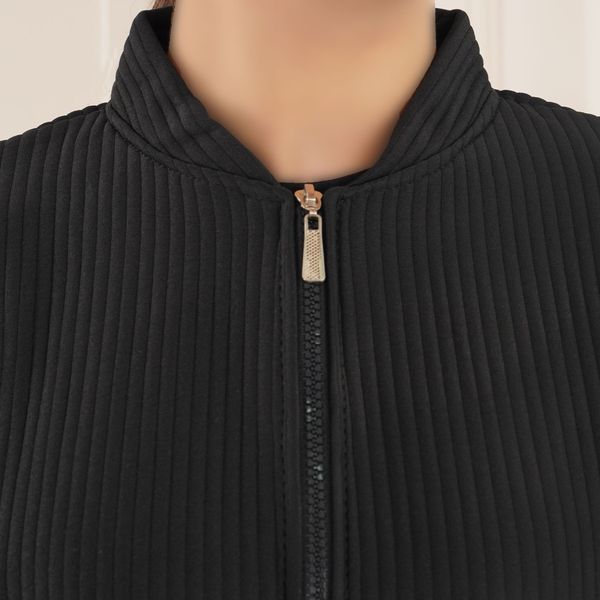 ست بامبر و شلوار مشکی پاد