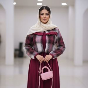 خرید اینترنتی کت سارافون مخمل کبریتی یلدایی