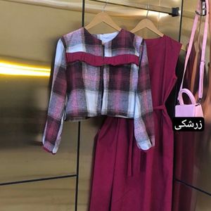 خرید انلاین کت سارافون مخمل کبریتی یلدایی