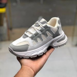 قیمت کفش چرم اسپرت زنانه مدل هوگان سفید طوسی