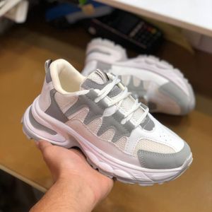 خرید انلاین کفش چرم اسپرت زنانه مدل هوگان سفید طوسی