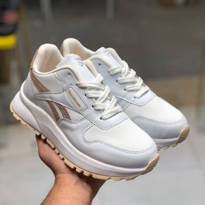 خرید آنلاین کفش چرم زنانه اسپرت مدل زیبوک سفید