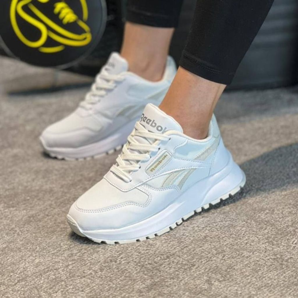 مشخصات کفش چرم زنانه اسپرت مدل زیبوک سفید