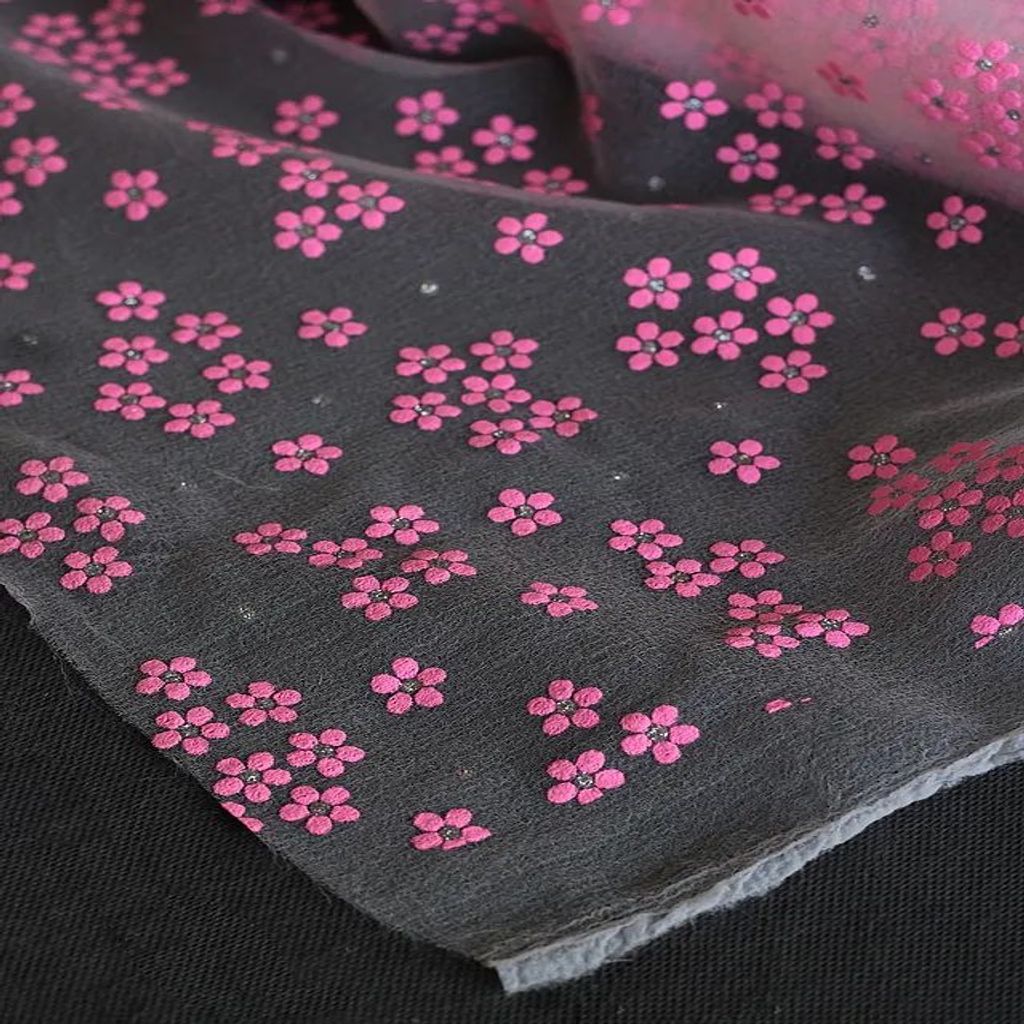 خرید اینترنتی قیمت پارچه تور ارگانزا گل گچی