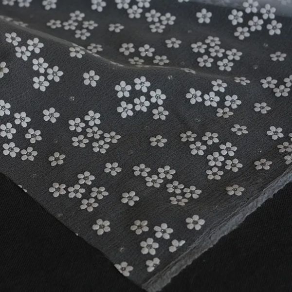 پارچه تور ارگانزا گل گچی