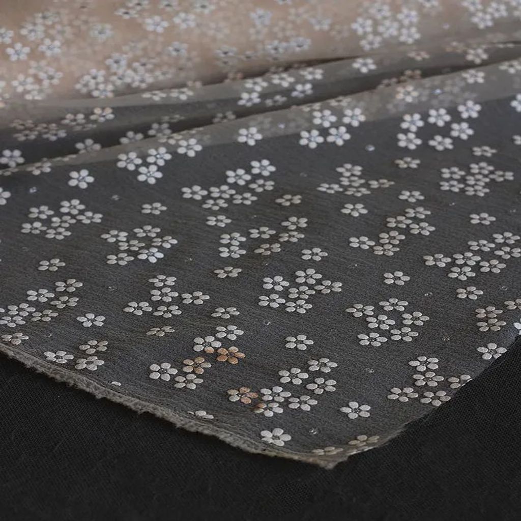 خرید اینترنتی قیمت پارچه تور ارگانزا گل گچی