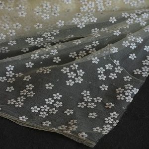 خرید اینترنتی قیمت پارچه تور ارگانزا گل گچی