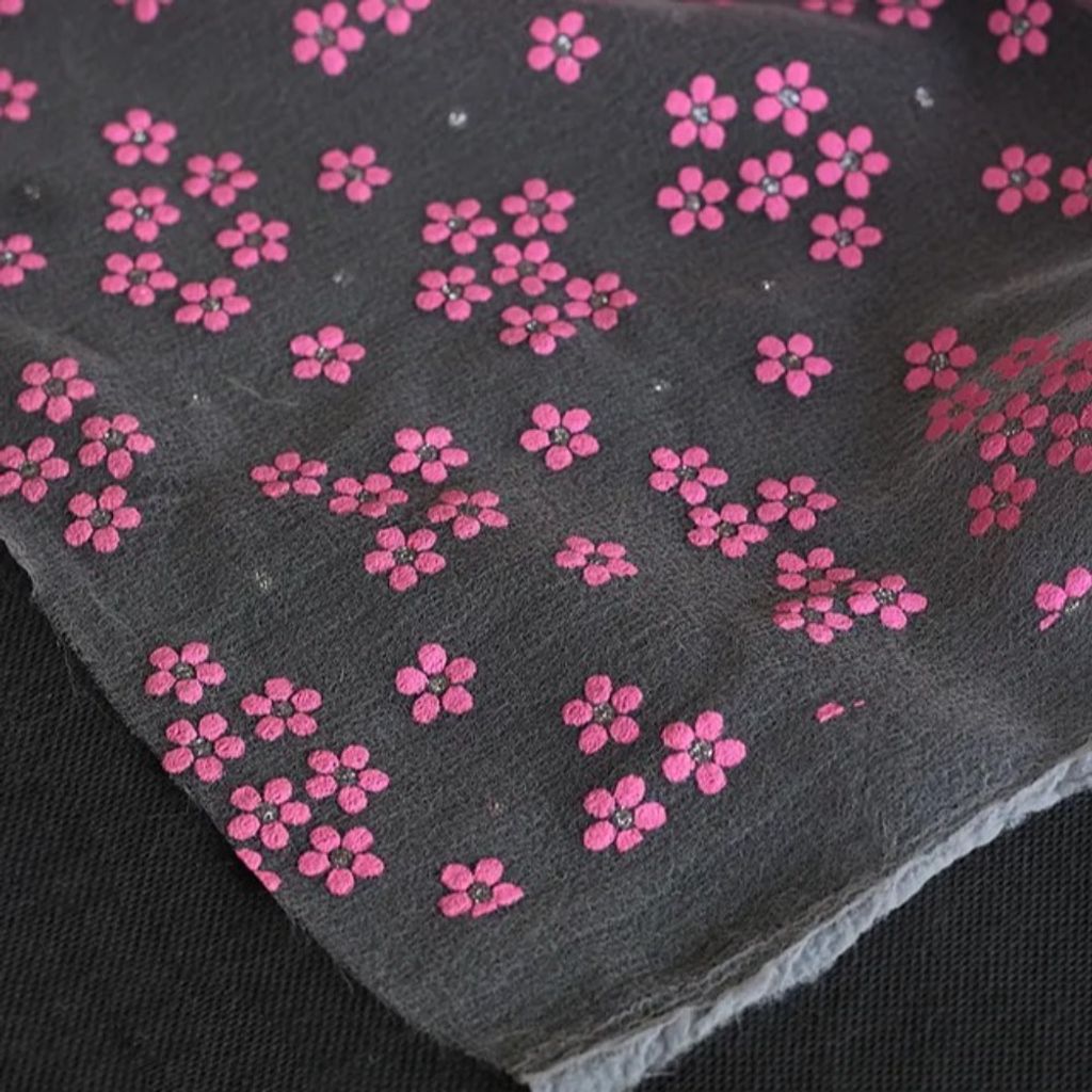 خرید انلاین پارچه تور ارگانزا گل گچی