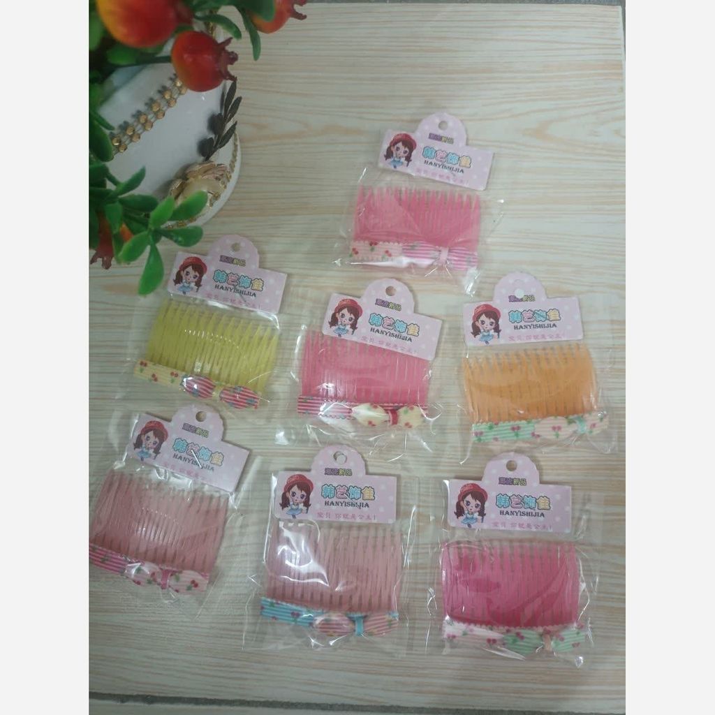 قیمت ارزان شانه سر رنگی دخترانه sh66t