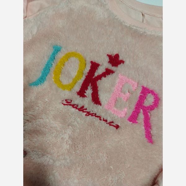 بلوز آستین بلند زنانه جلو خز jl7ui