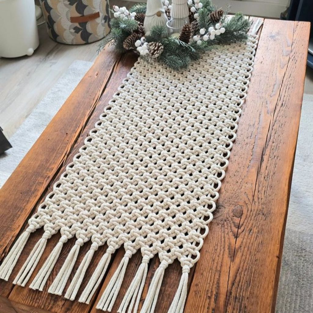 مشخصات رانر مکرومه بافی طرح نیلا