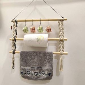 هولدر مکرومه بافی دستمال طرح بانو