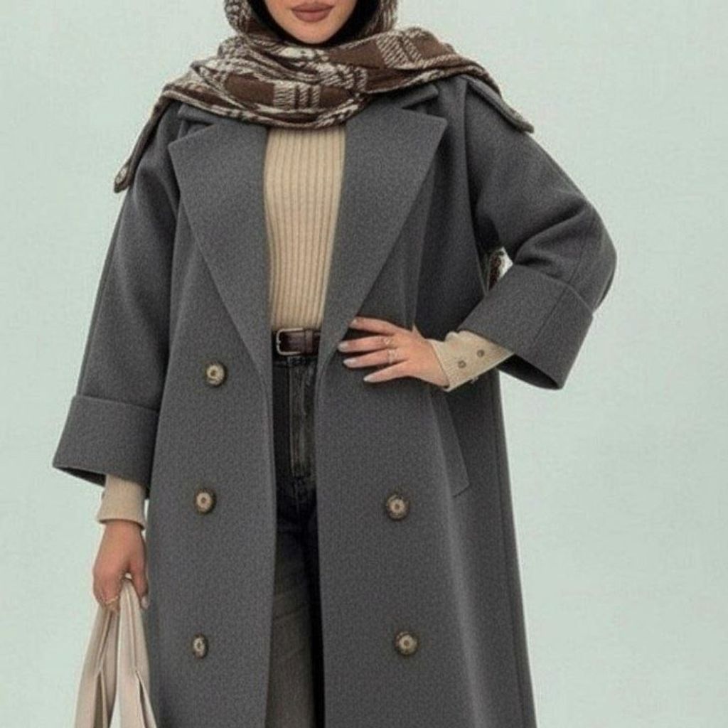 خرید آنلاین پالتو بلند ماه رخ