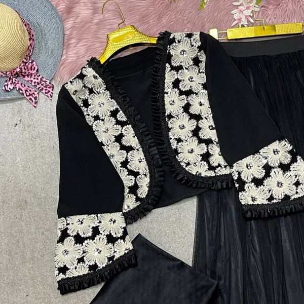 کت و دامن ست سه تیکه سوده