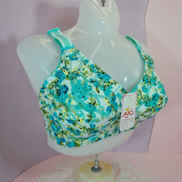 سوتین گیپورکشی رنگی داخل نخی بدون فنر برندشمیم ارسال رایگان